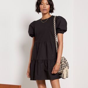 Sanctuary Poplin Mix Dress in PINK XL Nwt